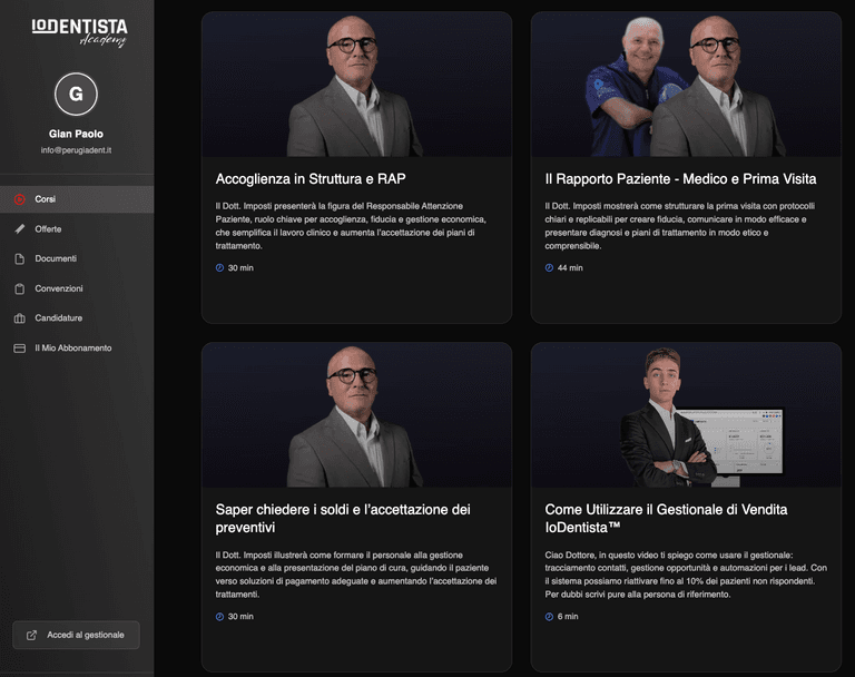 Corsi - Video formativi in streaming