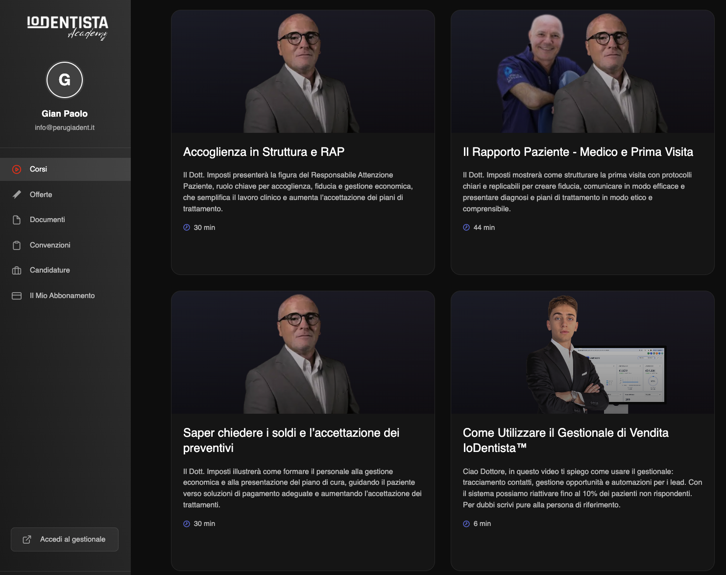 Corsi - Video formativi in streaming